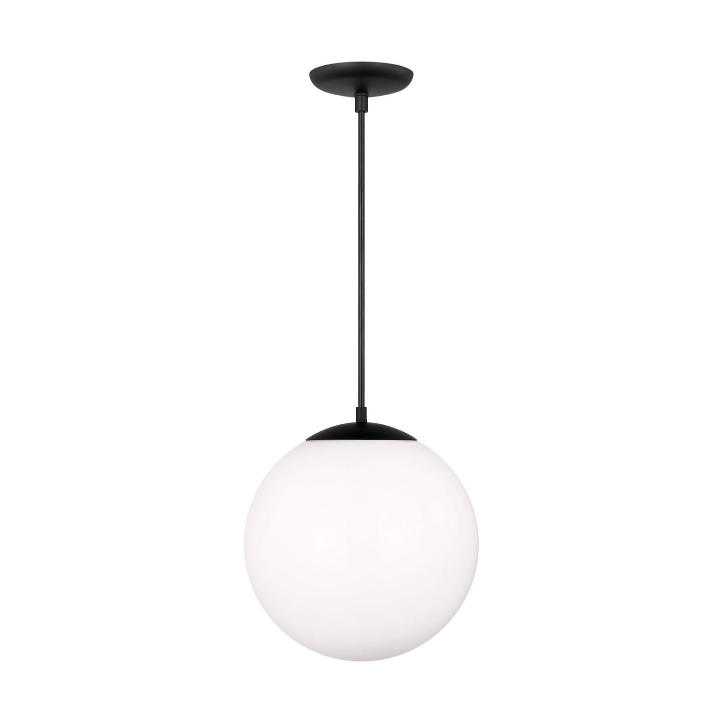 Leo - Hanging Globe One Light Pendant in Midnight Black
