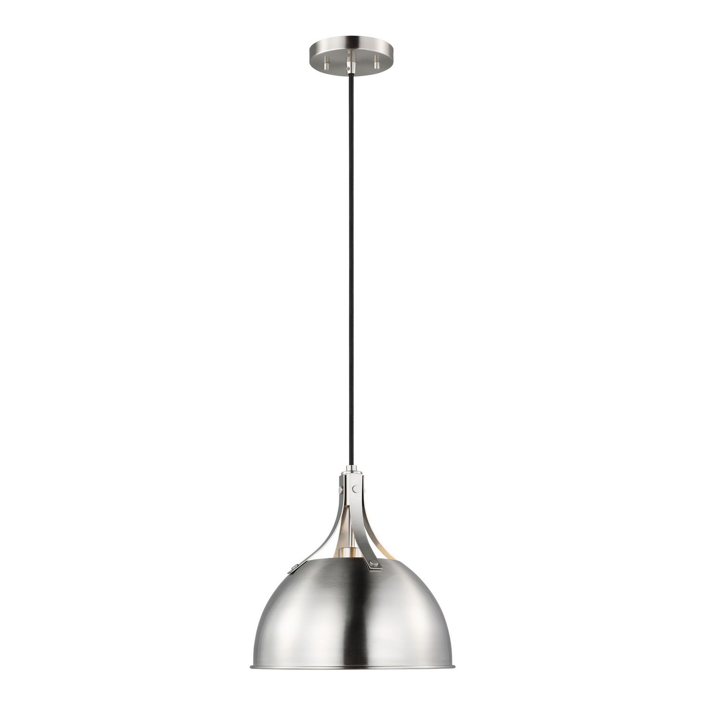 Rockland One Light Pendant in Brushed Nickel