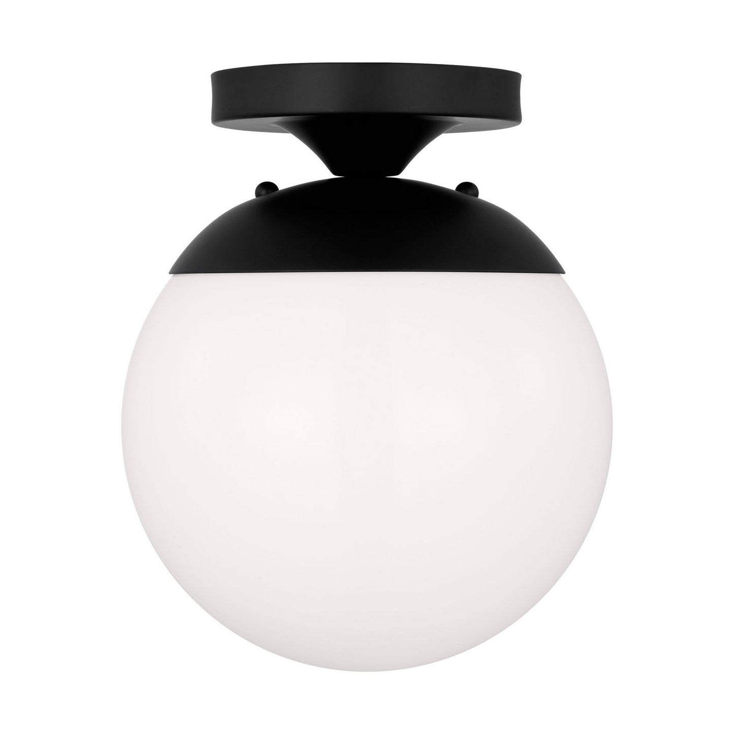 Leo - Hanging Globe One Light Wall / Semi-Flush Mount in Midnight Black