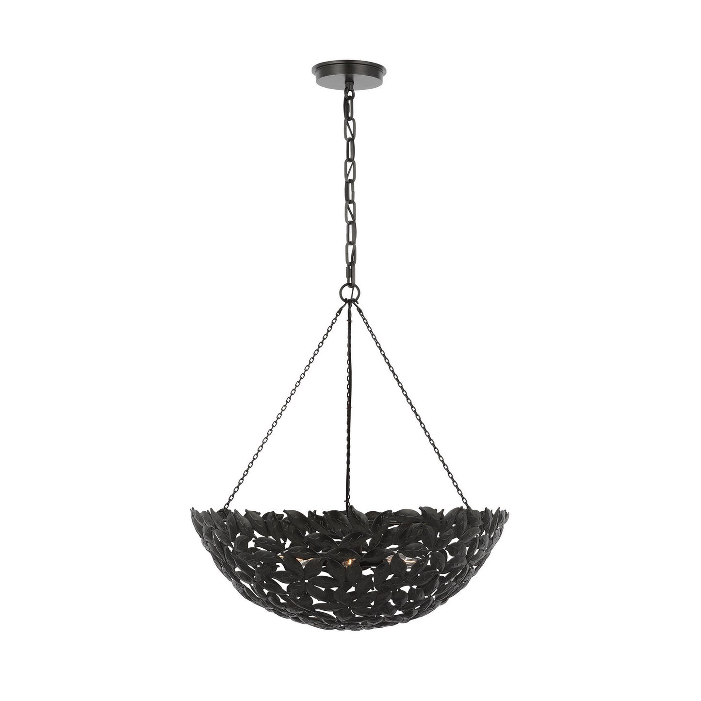 Kelan Six Light Pendant in Aged Iron