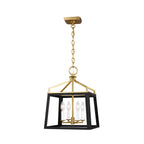Carlow Four Light Lantern in Midnight Black