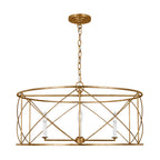 Beatrix Four Light Chandelier in Antique Gild