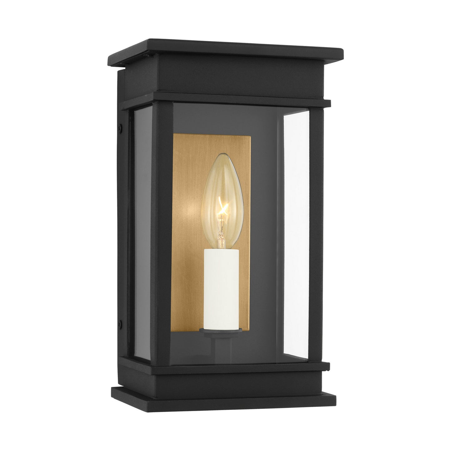 Cupertino One Light Outdoor Wall Sconce in Textured Black