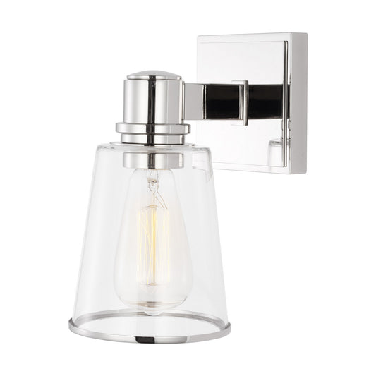 Alessa One Light Bath Vanity in Polished Nickel