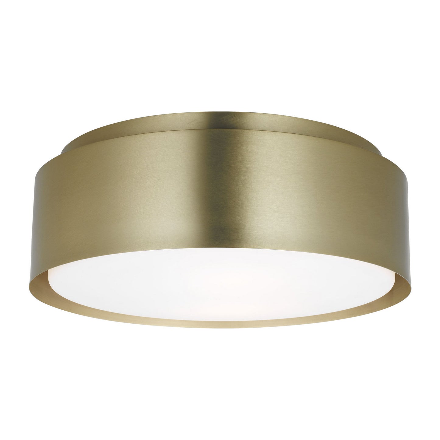 Dartmore Two Light Flush Mount in Satin Brass