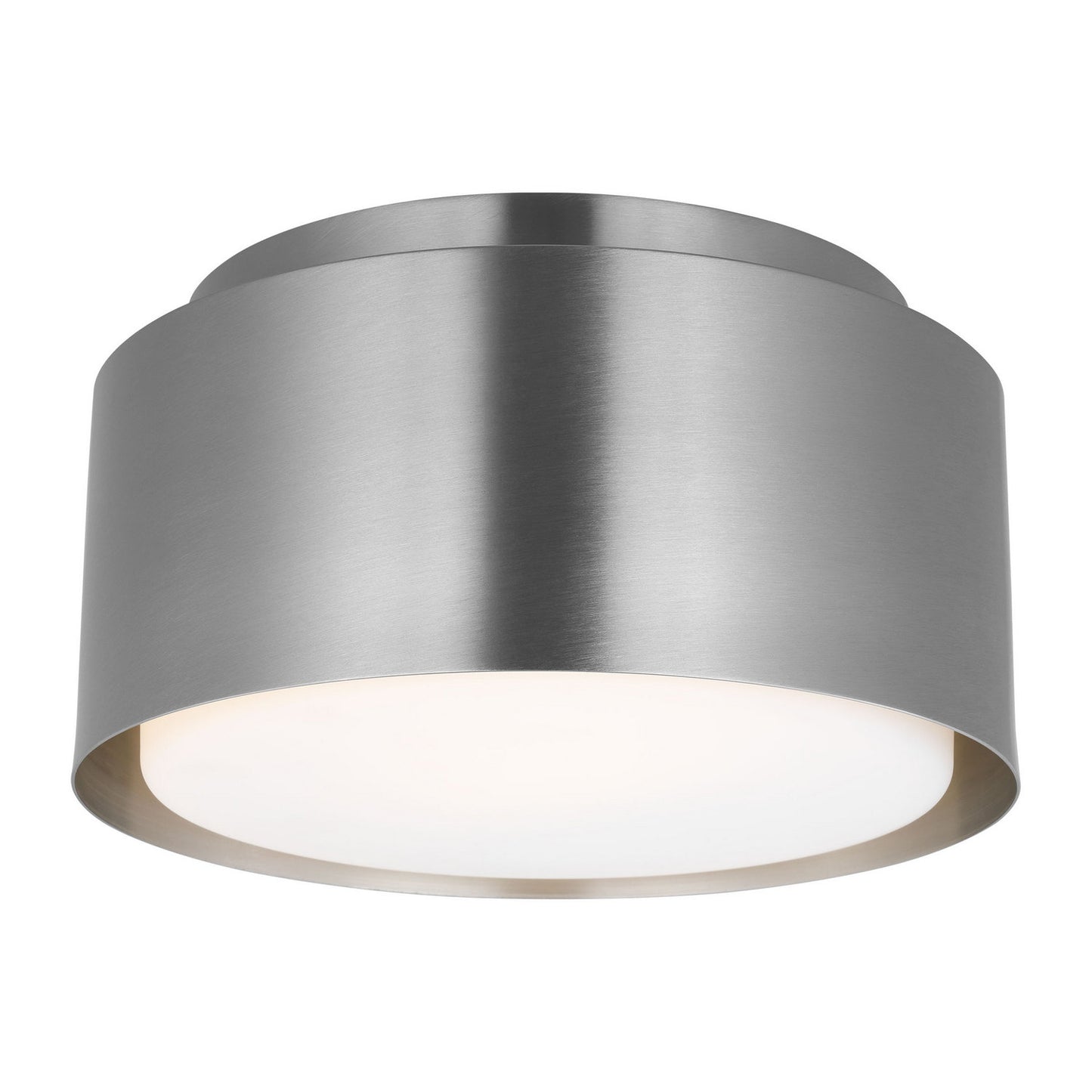 Dartmore One Light Flush Mount in Brushed Nickel