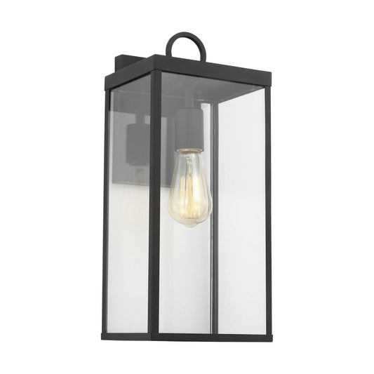 Howell One Light Wall Lantern in Textured Black