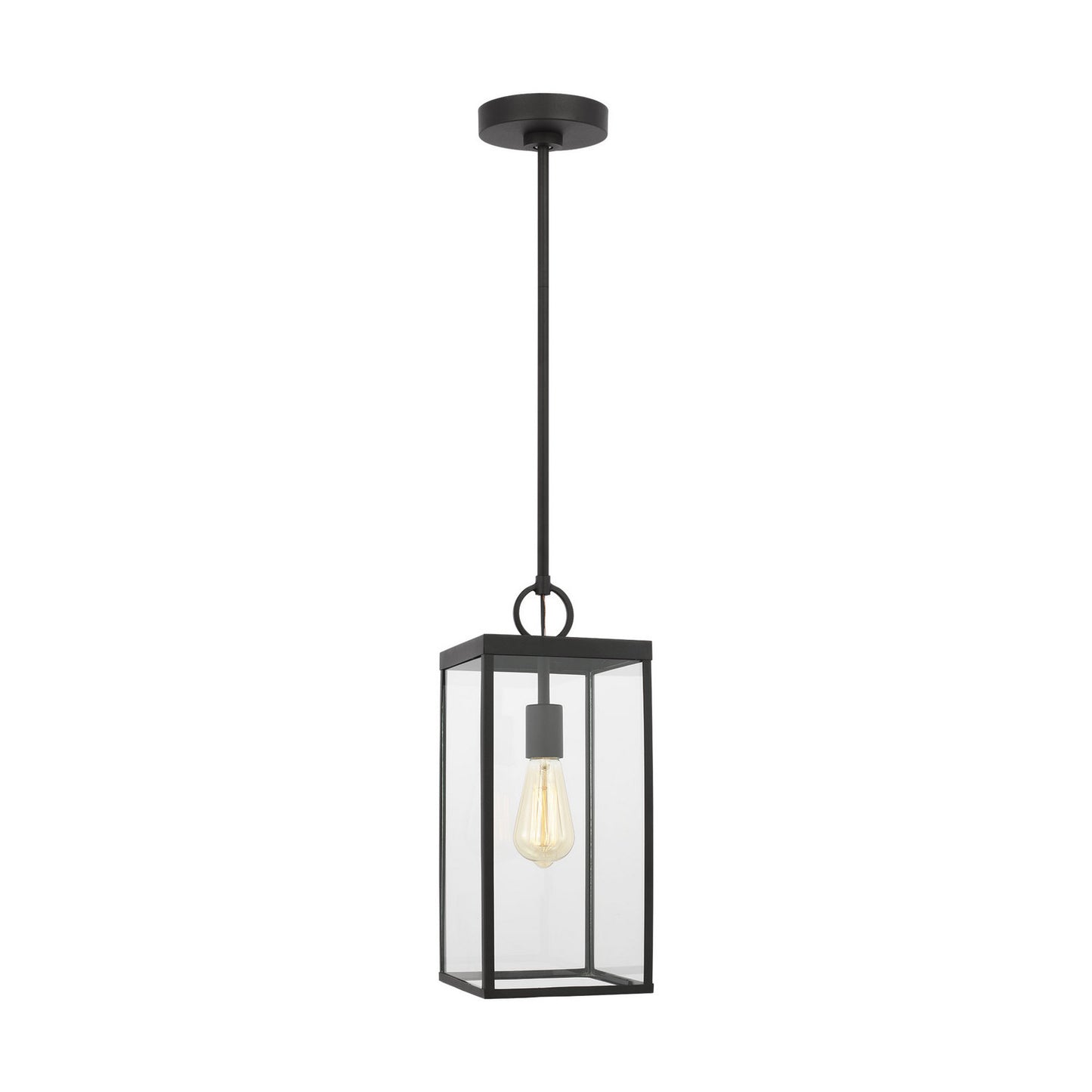 Howell One Light Pendant in Textured Black