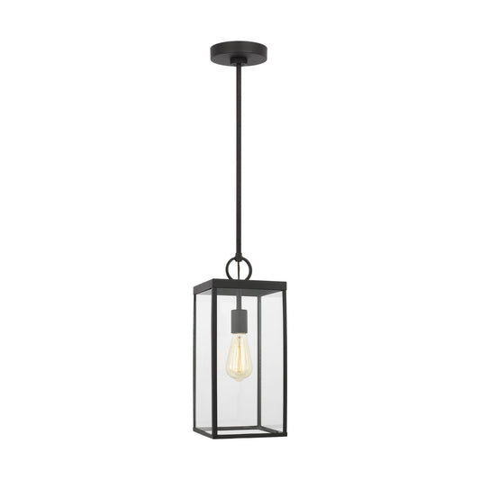 Howell One Light Pendant in Textured Black