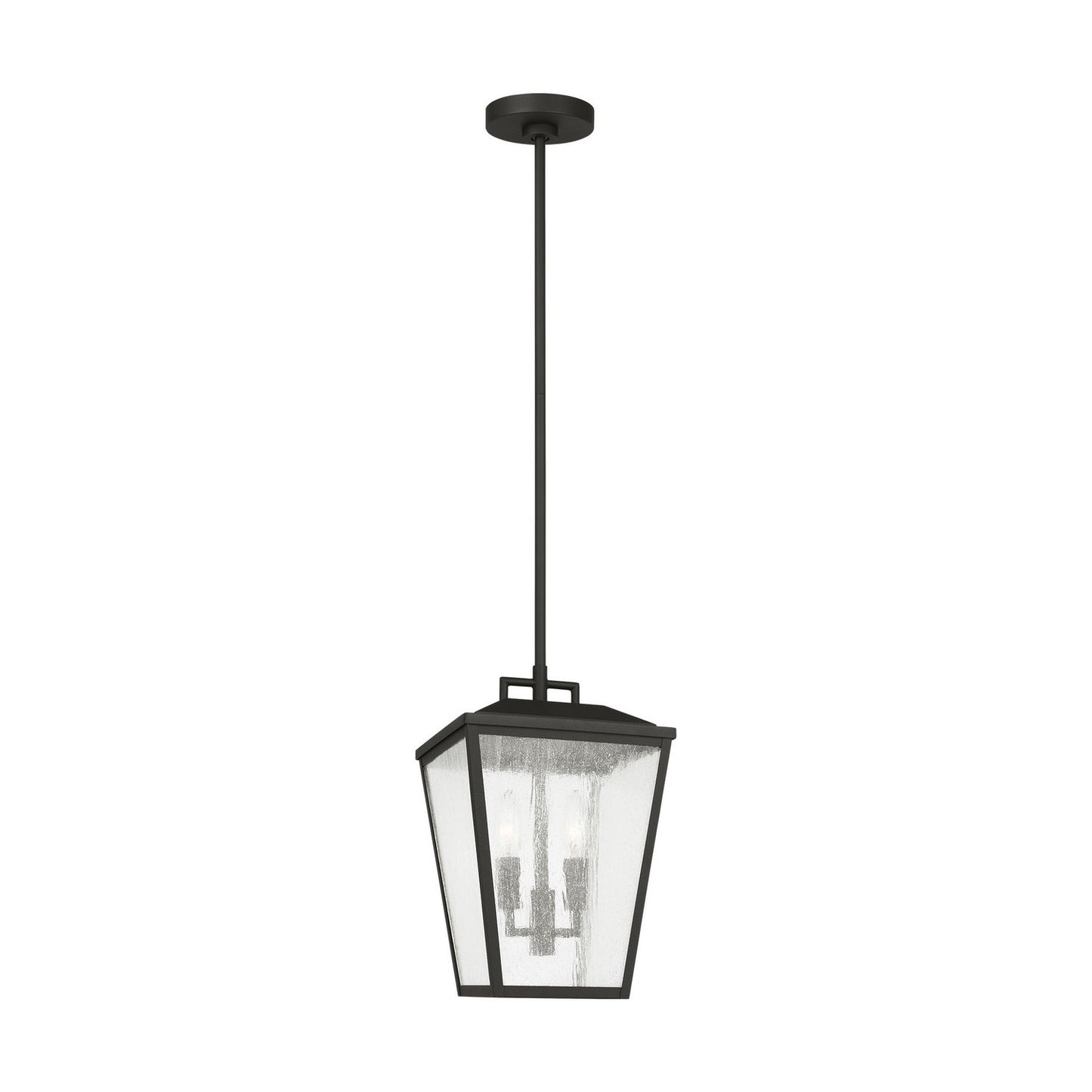 Kennewick Two Light Pendant in Textured Black