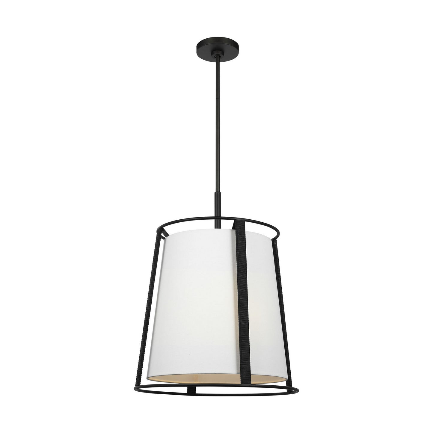 Cortes Two Light Pendant in Midnight Black