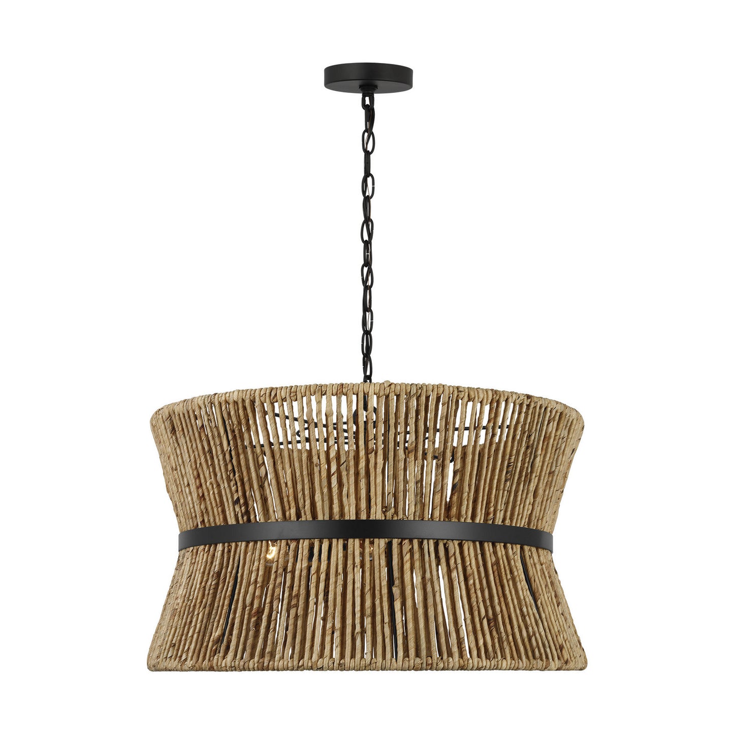 Thurlo Three Light Pendant in Midnight Black