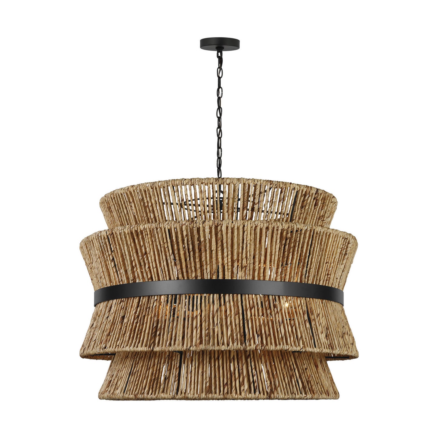 Thurlo Four Light Pendant in Midnight Black