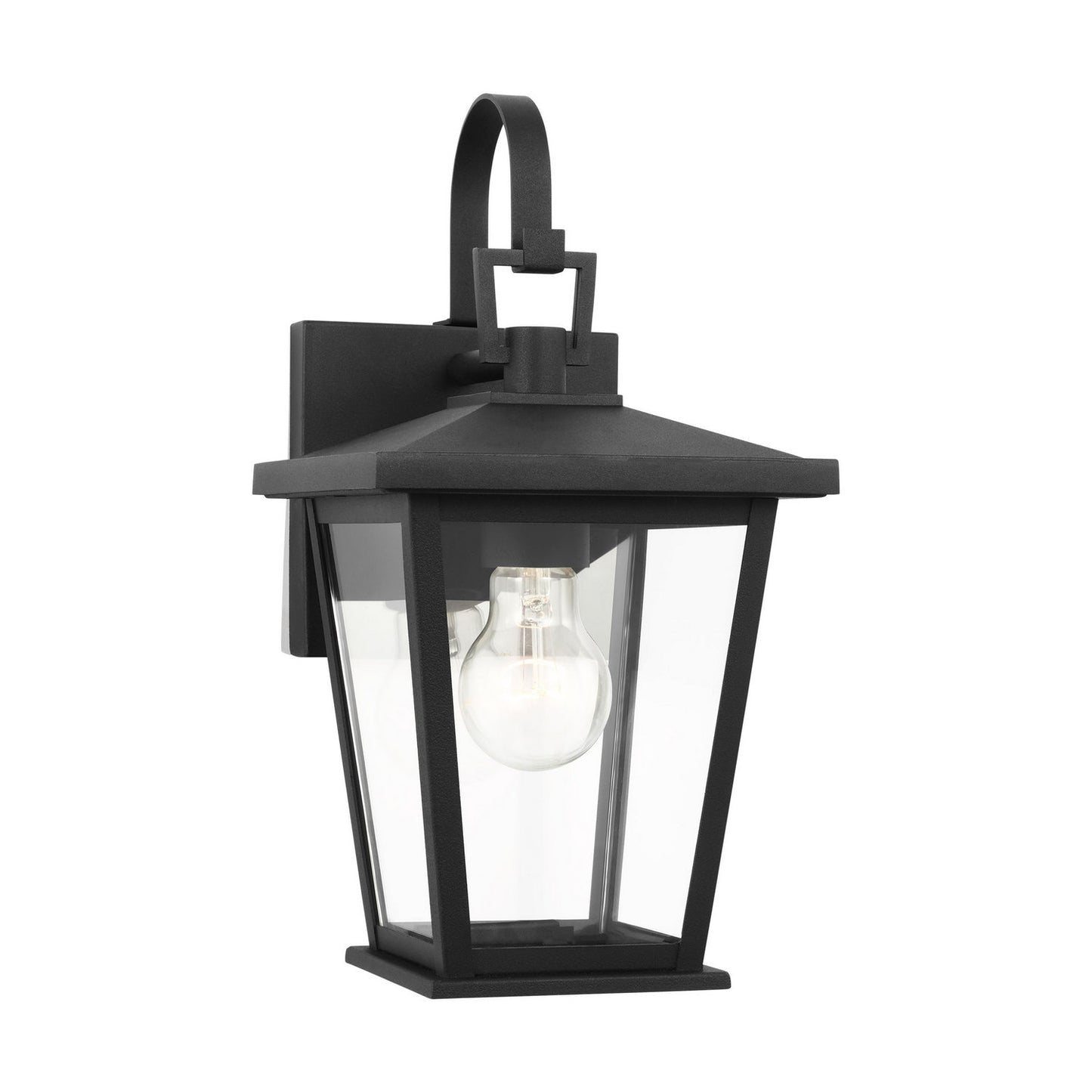 Linton Lantern in Textured Black