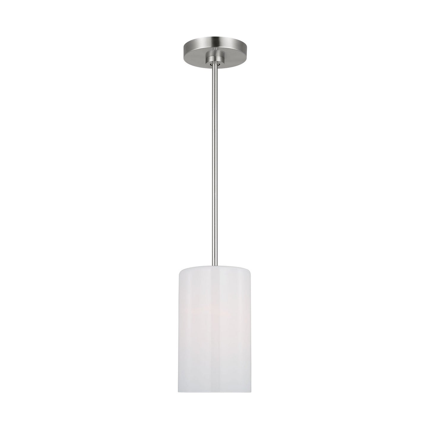 Rhett One Light Mini Pendant in Brushed Steel