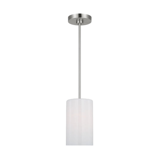 Rhett One Light Mini Pendant in Brushed Steel