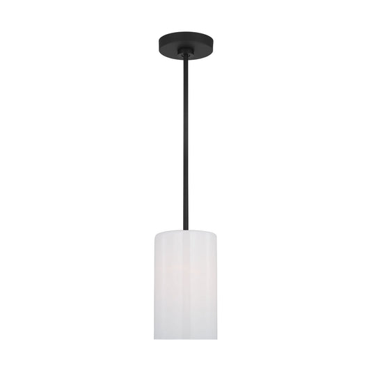 Rhett One Light Mini Pendant in Midnight Black