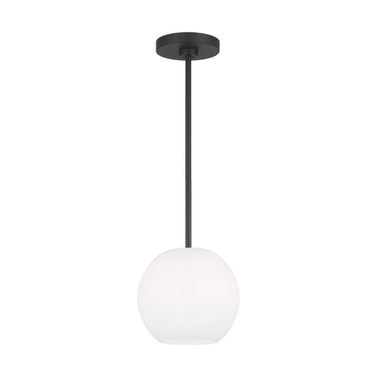 Rory One Light Mini Pendant in Midnight Black