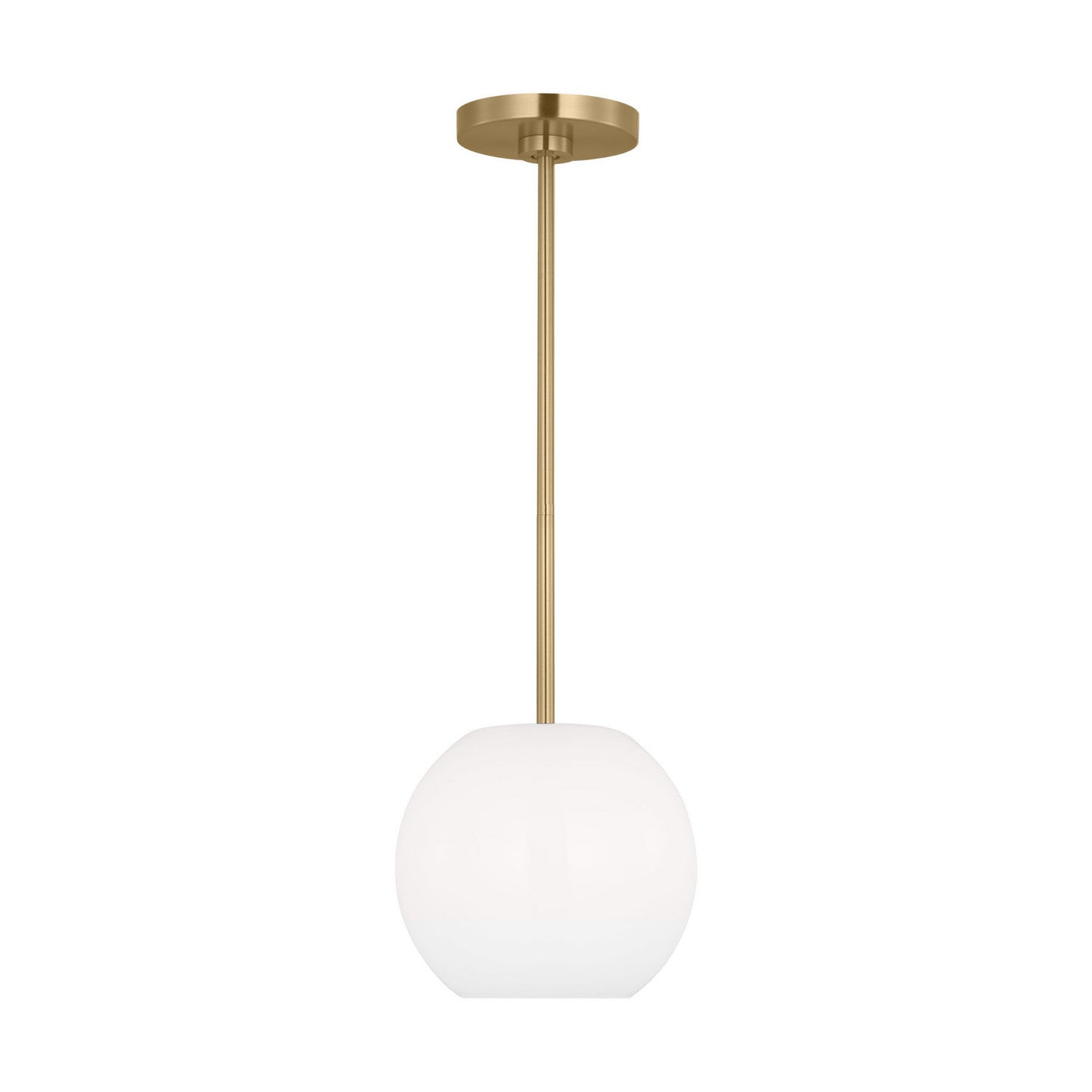 Rory One Light Mini Pendant in Satin Brass