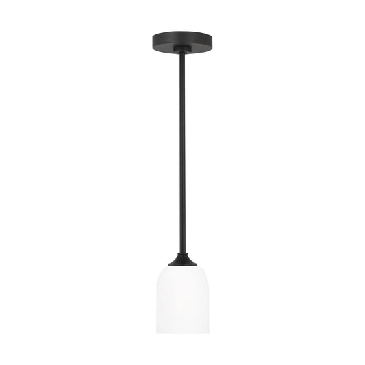 Emile One Light Mini Pendant in Midnight Black