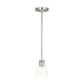 Generation Lighting - GLP1041BS - One Light Mini-Pendant - Miles - Brushed Nickel