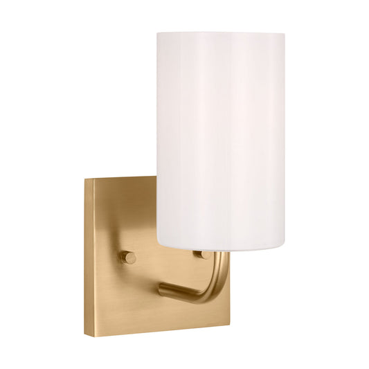 Rhett One Light Vanity in Satin Brass