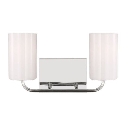 Rhett Two Light Vanity in Chrome