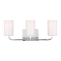 Generation Lighting - GLV1003EN3/CH - Three Light Vanity - Rhett - Chrome