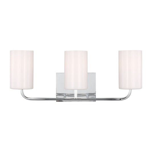 Generation Lighting - GLV1003EN3/CH - Three Light Vanity - Rhett - Chrome
