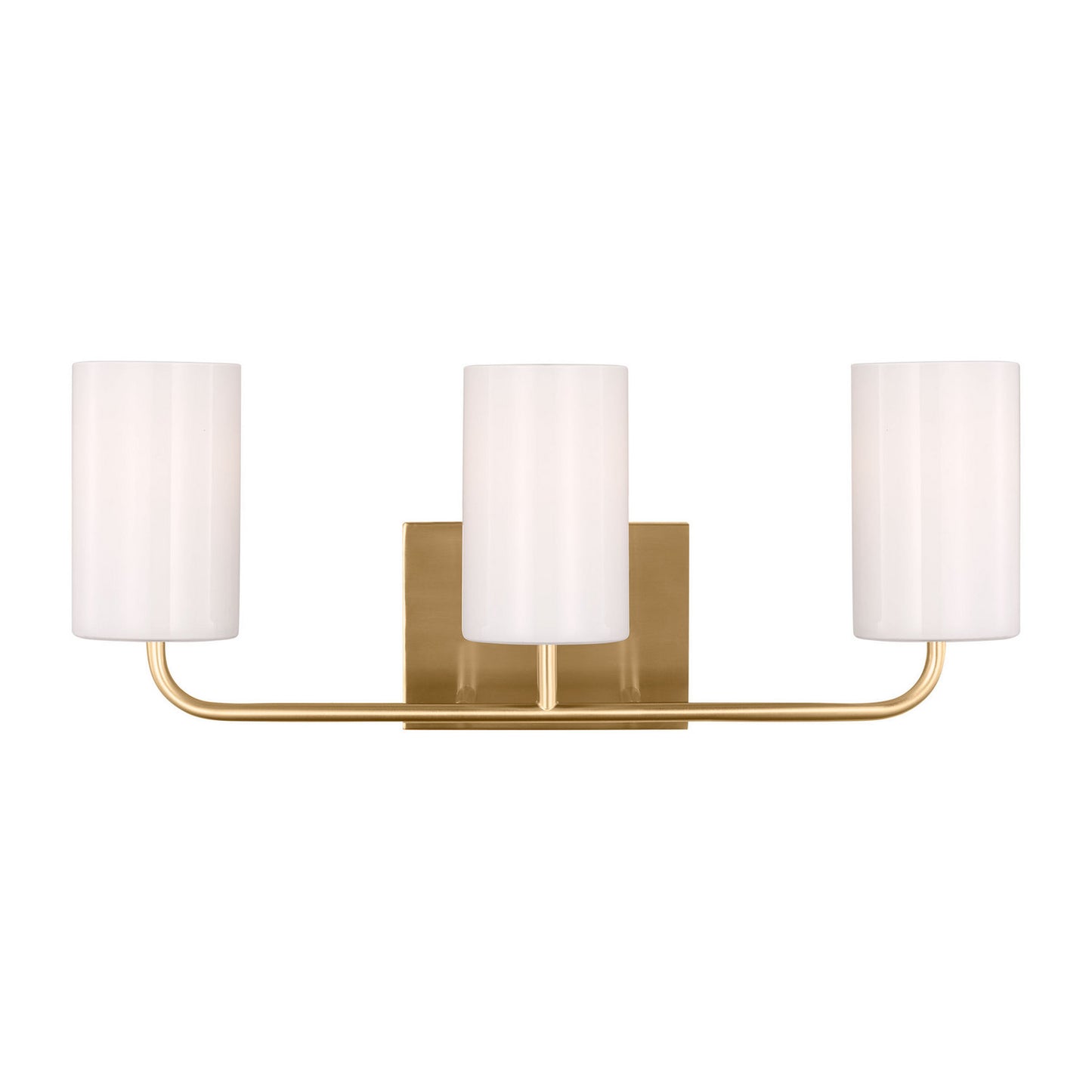 Rhett Three Light Vanity in Satin Brass