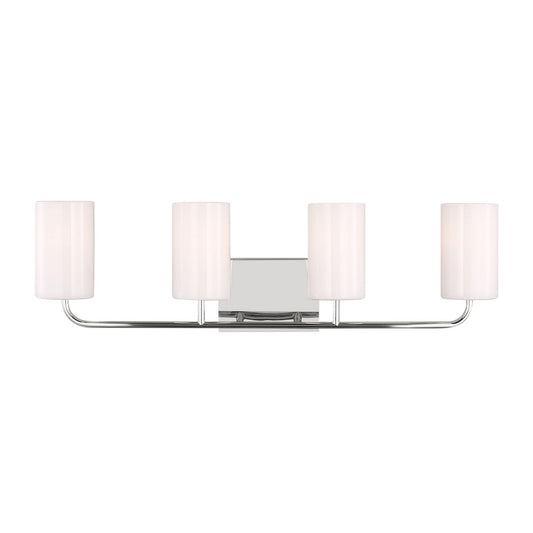 Rhett Four Light Vanity in Chrome