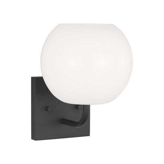 Rory One Light Vanity in Midnight Black