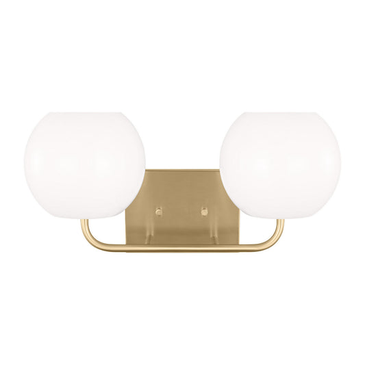 Rory Two Light Vanity in Satin Brass