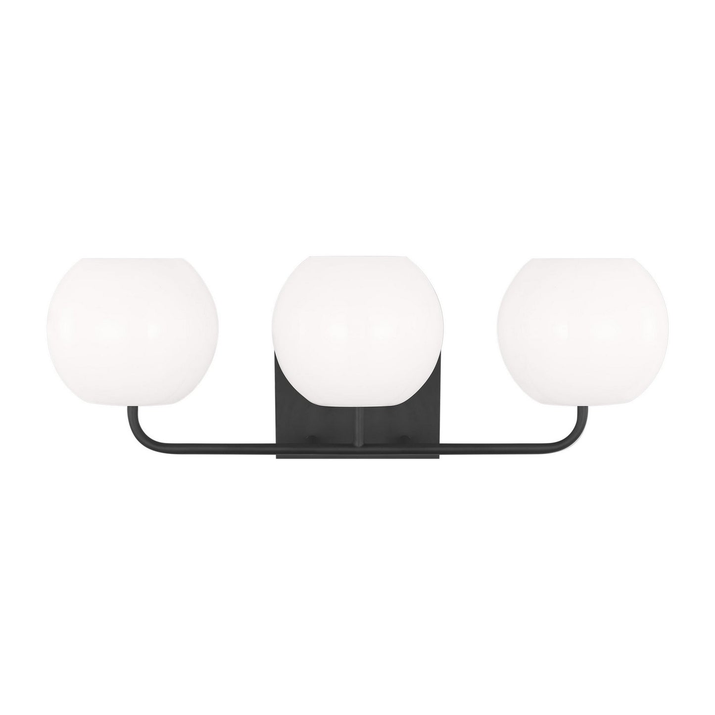 Rory Three Light Vanity in Midnight Black