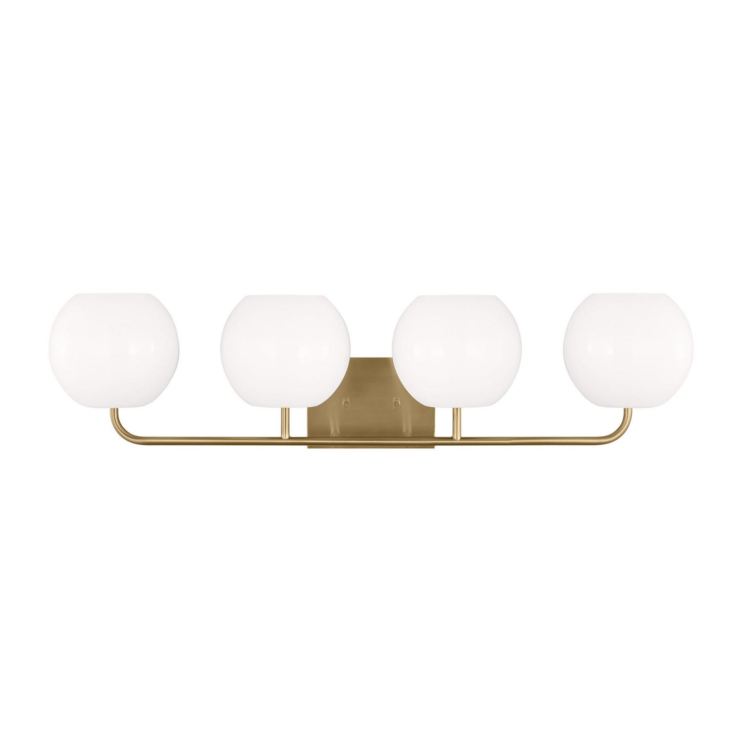 Rory Four Light Vanity in Satin Brass