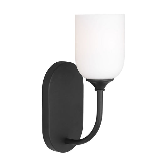 Emile One Light Vanity in Midnight Black