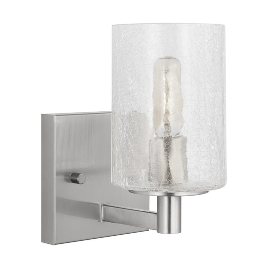 Parker One Light Wall / Bath Sconce in Brushed Steel
