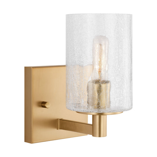 Parker One Light Wall / Bath Sconce in Satin Brass