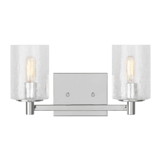 Generation Lighting - GLV1032EN/CH - Two Light Wall / Bath - Parker - Chrome