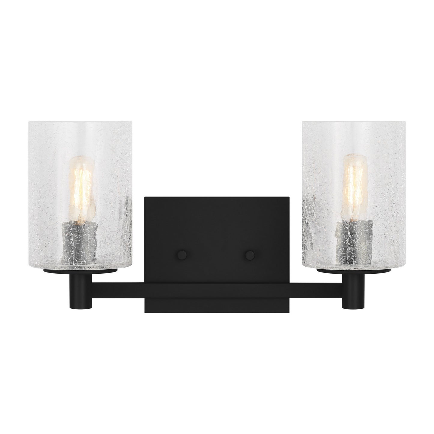 Parker Two Light Wall / Bath in Midnight Black