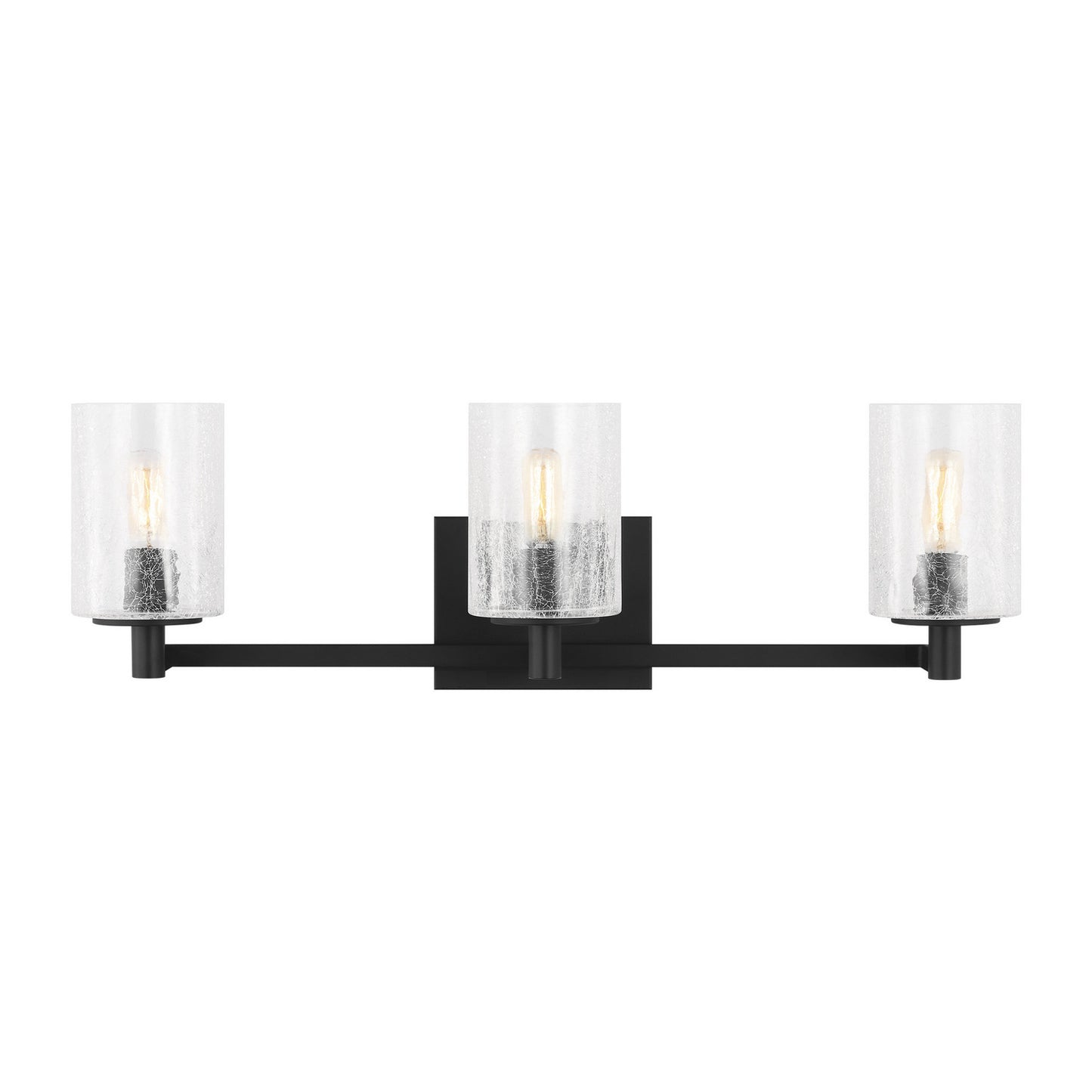 Parker Three Light Wall / Bath in Midnight Black