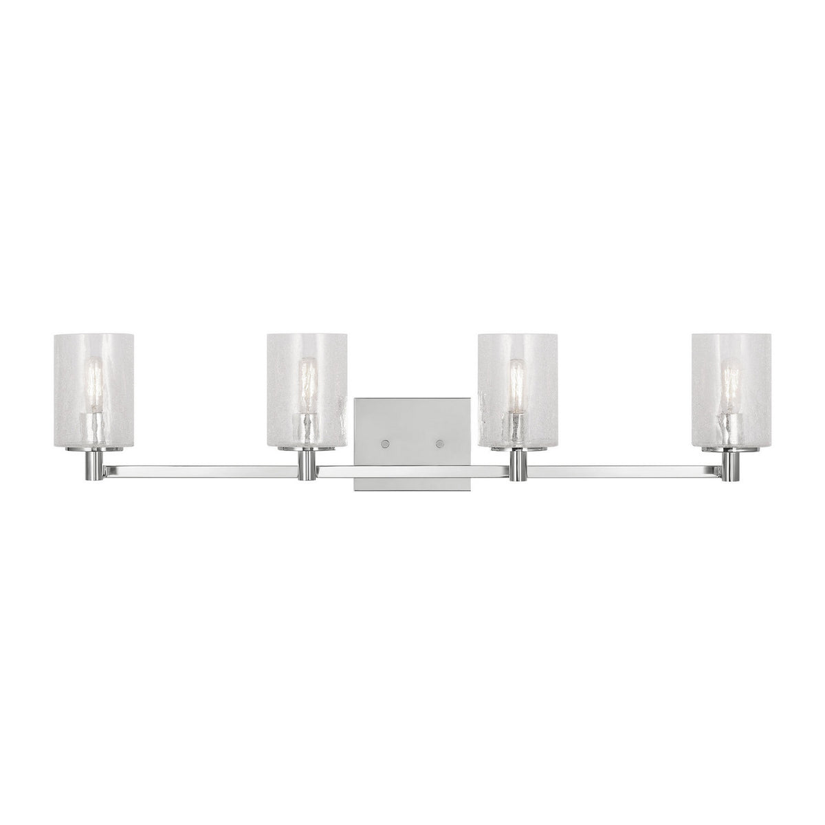 Generation Lighting - GLV1034EN/CH - Four Light Wall / Bath - Parker - Chrome