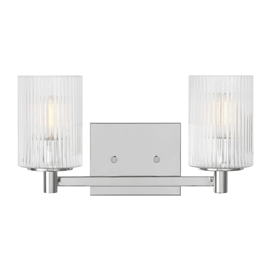 Generation Lighting - GLV1042EN/CH - Two Light Wall / Bath - Lando - Chrome