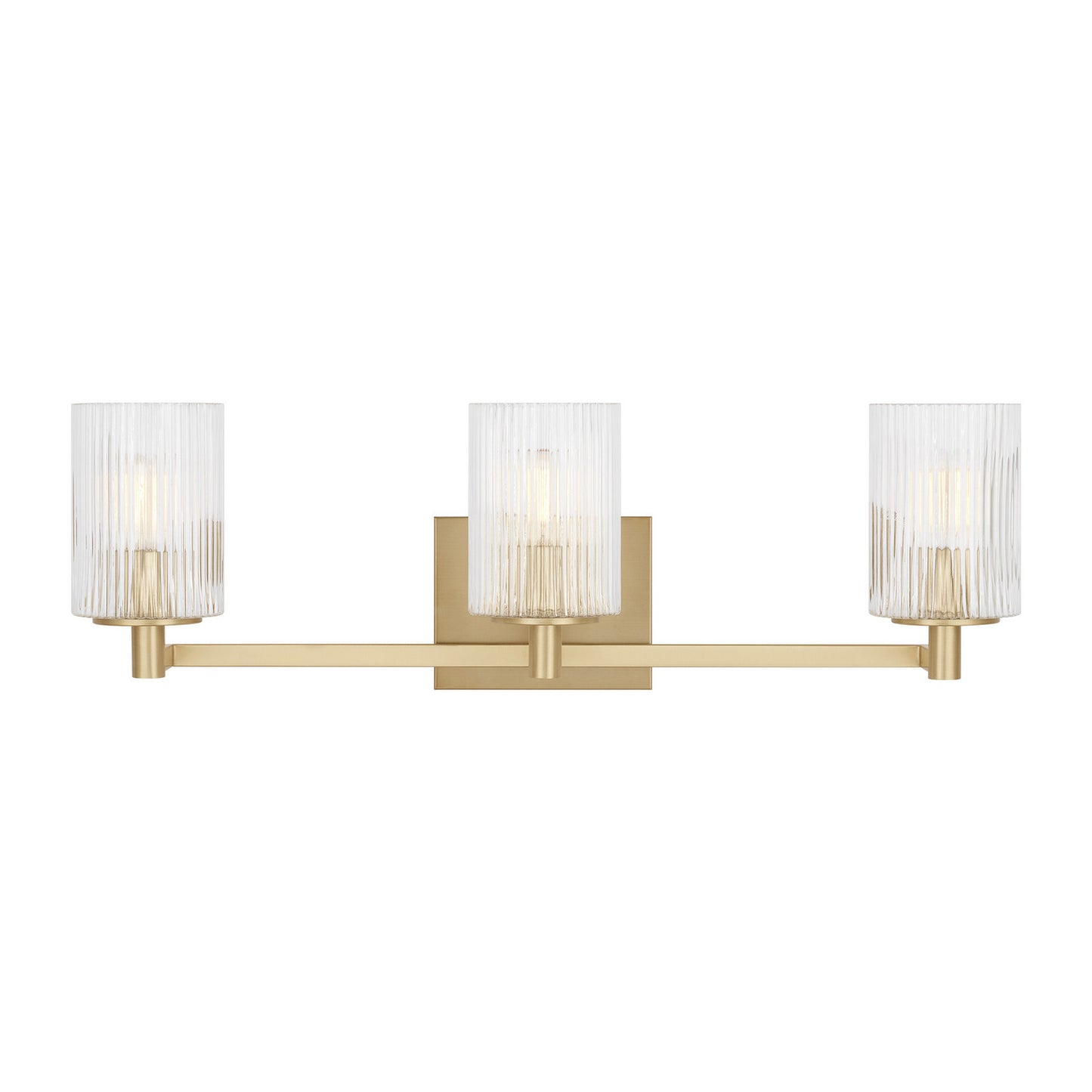 Lando Three Light Wall / Bath in Satin Brass