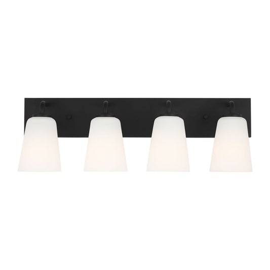 Generation Lighting - GLV1054MBK - Vanity - Miles - Midnight Black