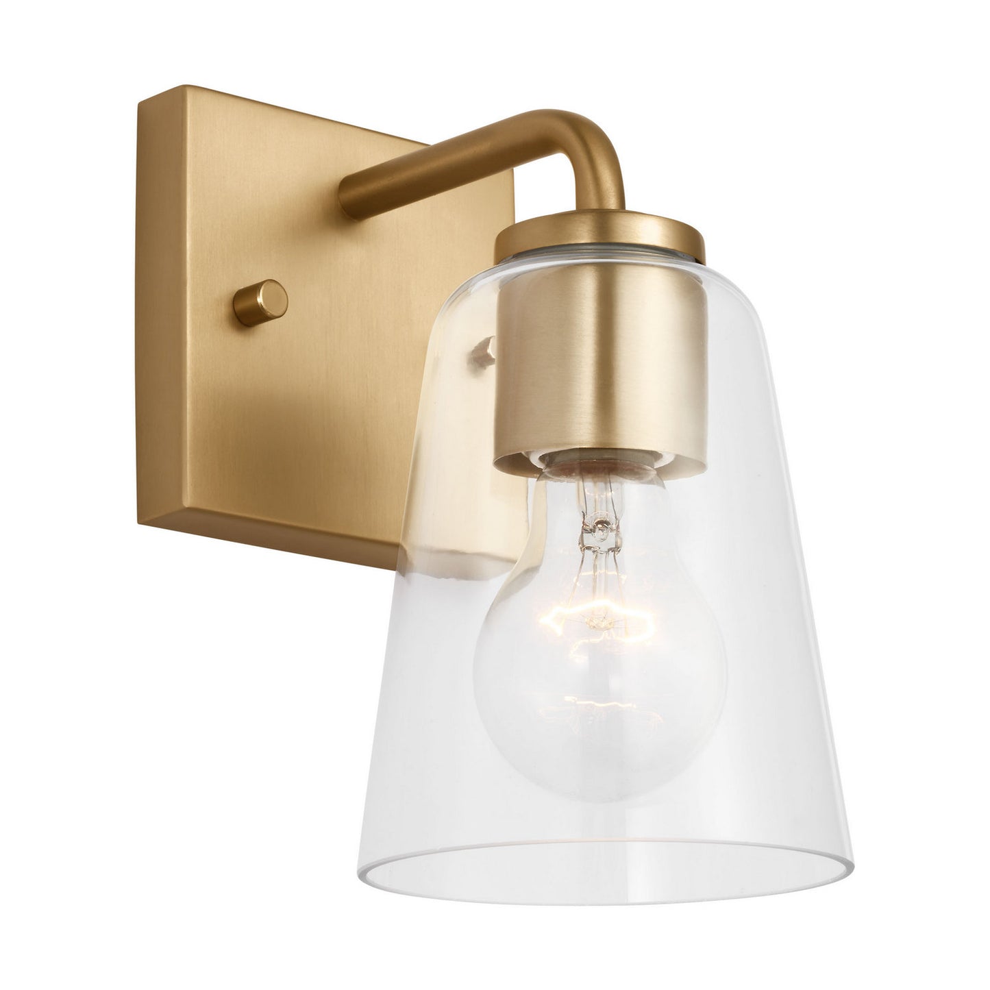Miles Vanity in Satin Brass