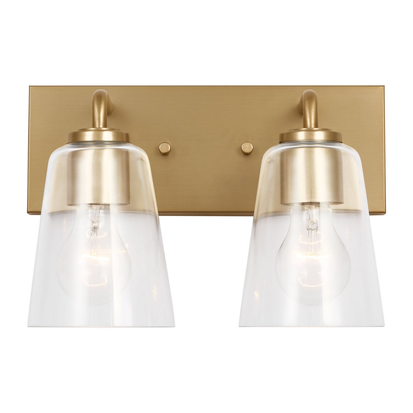Miles Vanity in Satin Brass