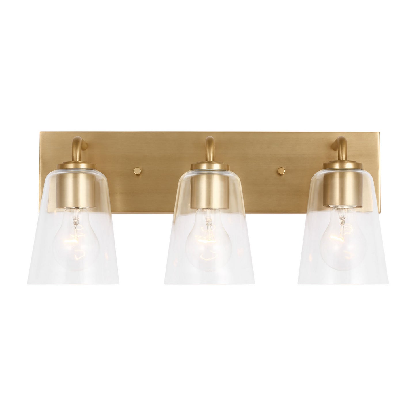 Miles Vanity in Satin Brass