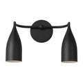 Generation Lighting - GLV1082MBK - Two Light Vanity - Maya - Midnight Black