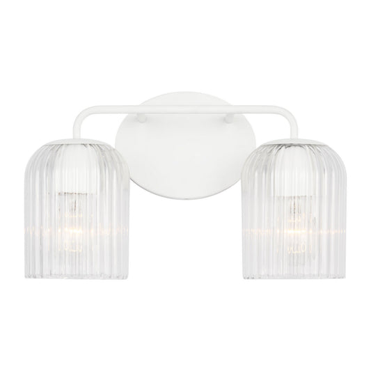 Eisele Two Light Vanity in Matte White